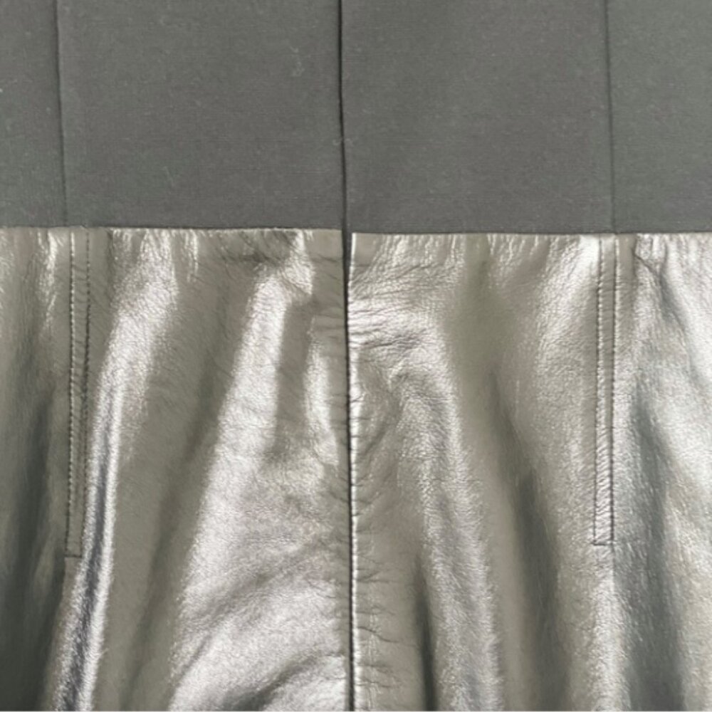 NWOT Theory leather darted dress - Picture 7 of 7